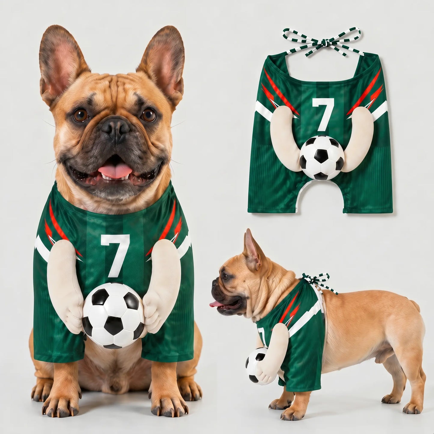 Dog Clothes, Cute Photo-Ready Breathable Summer Outfit for Small/Medium Pets.