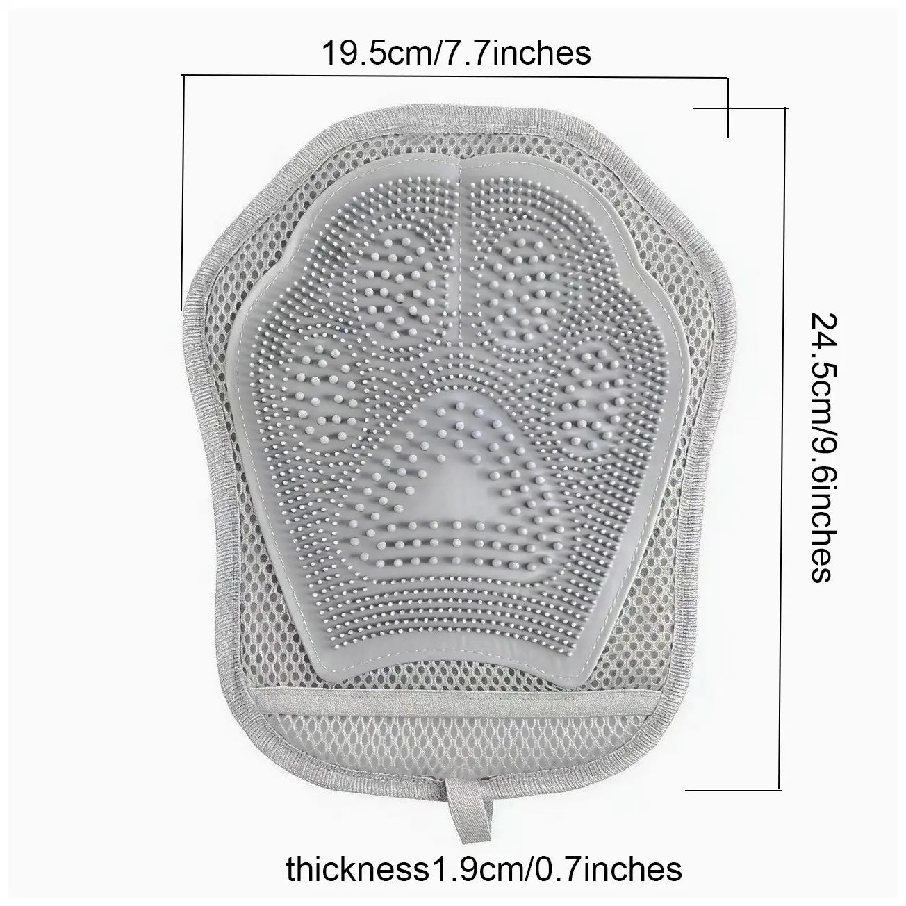Pet Hair Removal Gloves, 2-In-1 Dual-Sided Pet Grooming Tool, Deshedding Tool, Silicone Brush & Glove for Pets, Furniture, Clothes