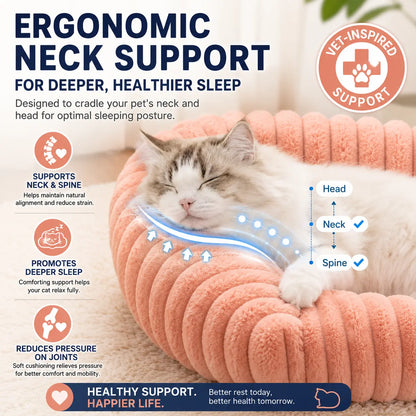 Premium Fluffy Fleece Pet Sofa Bed - Versatile Indoor/Outdoor Use, Removable Washable Cover, Available in 4 Styles, Soft Cozy Comfort for Cats and Dogs