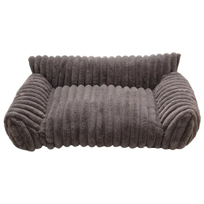 Premium Fluffy Fleece Pet Sofa Bed - Versatile Indoor/Outdoor Use, Removable Washable Cover, Available in 4 Styles, Soft Cozy Comfort for Cats and Dogs