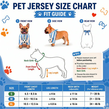 Dog Clothes, Cute Photo-Ready Breathable Summer Outfit for Small/Medium Pets.