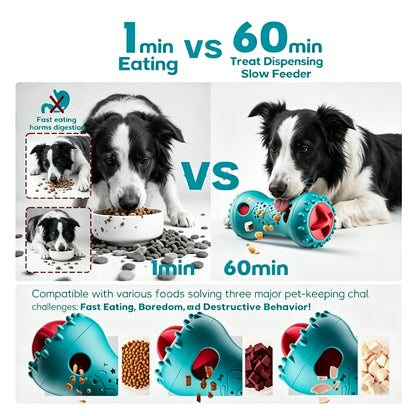 Interactive Treat Dispensing Puzzle Toy for Dogs and Cats - Enrichment Toy for IQ Training and Mental Stimulation, Ideal for Puppies and Adult Pets
