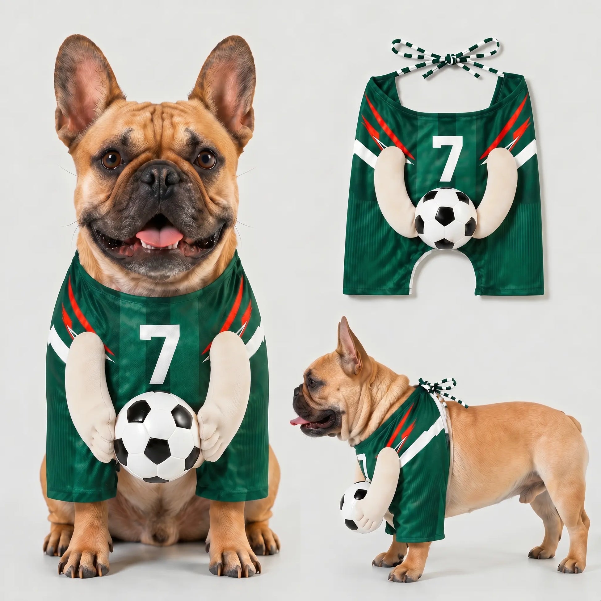 Dog Clothes, Cute Photo-Ready Breathable Summer Outfit for Small/Medium Pets.