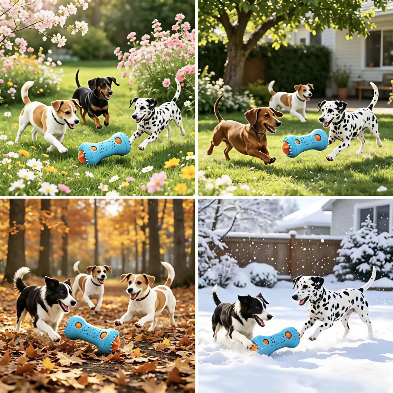 Interactive Treat Dispensing Puzzle Toy for Dogs and Cats - Enrichment Toy for IQ Training and Mental Stimulation, Ideal for Puppies and Adult Pets